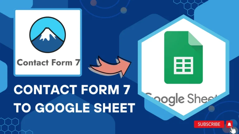 Contact form 7 to Google Sheet