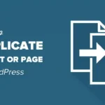 How to Duplicate a WordPress Page or Post with a Single Click